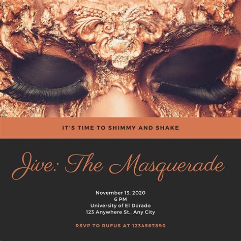 adobe masquerade invitation maker|Free printable, customizable masquerade invitation templates .